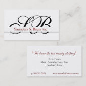 Modern Visitekaartje (Voorkant / Achterkant)