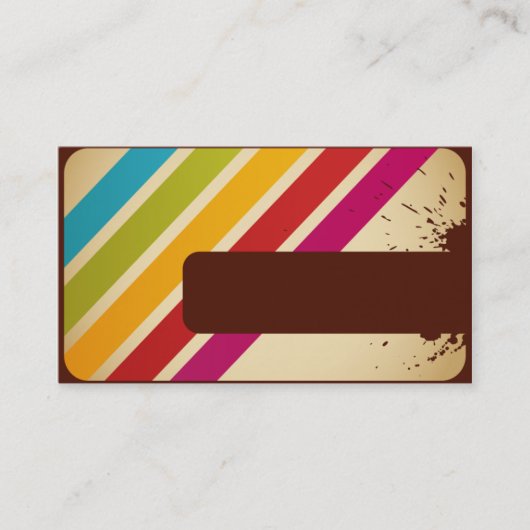 modern visitekaartje (Voorkant)