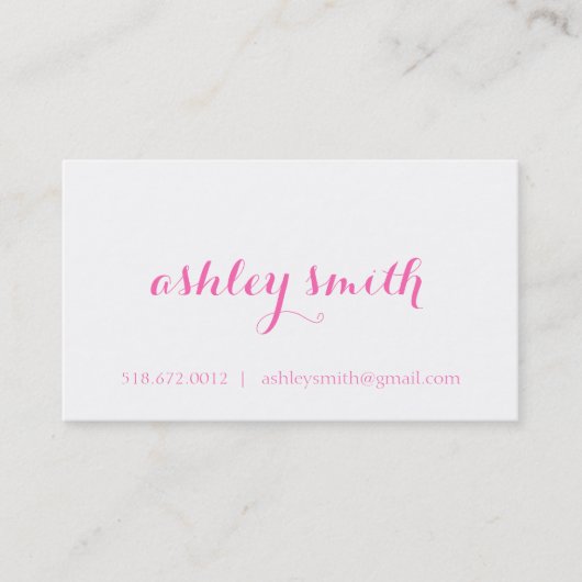 Modern Visitekaartje (Voorkant)