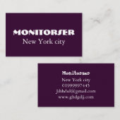 Modern  Visitekaartje (Voorkant / Achterkant)