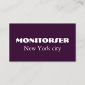 Modern  Visitekaartje (Voorkant)