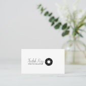 Modern Visitekaartje fotograaf (Staand voorkant)