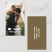 Modern Visitekaartje fotograaf (Voorkant / Achterkant)