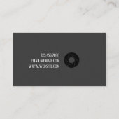 Modern Visitekaartje fotograaf (Achterkant)