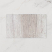 Modern Visitekaartje met houtsnipper (Achterkant)