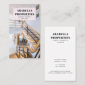 Modern Visitekaartje onroerend goed (Voorkant / Achterkant)