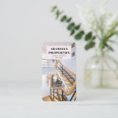 Modern Visitekaartje onroerend goed (Staand voorkant)