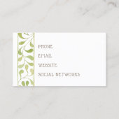 Modern Visitekaartje rand (Achterkant)