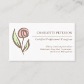 Modern Visitekaartje van de Gezondheidsverzorger (Voorkant)