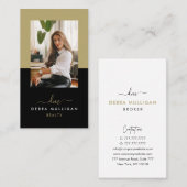 Modern Visitekaartje van Real Estate Agent (Voorkant / Achterkant)