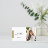 Modern Visitekaartje van Real Estate Agent (Staand voorkant)