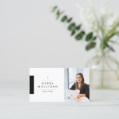 Modern Visitekaartje van Real Estate Agent (Staand voorkant)