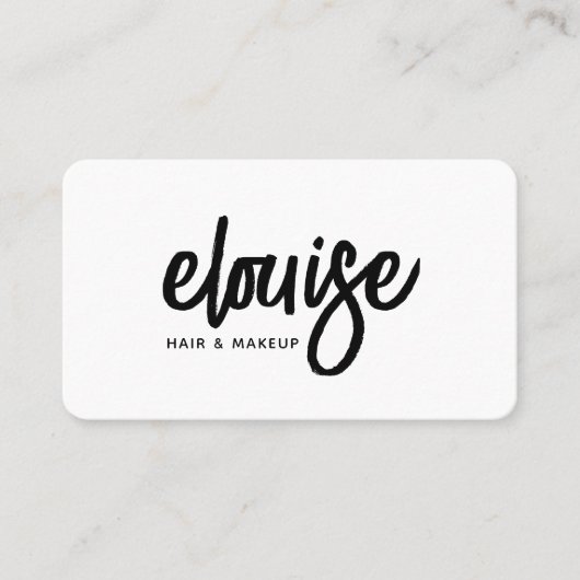 Modern Visitekaartje voor de schoonheid van pensee (Voorkant)