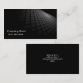 Modern Visitekaartje zwart/grijs (Voorkant / Achterkant)