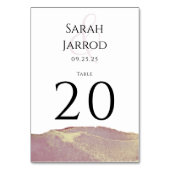 Modern Viva Magenta Wedding Kaart (Achterkant)