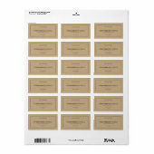 Modern voeg je merkgrijs grenskraftproduct toe etiket (Full Sheet)