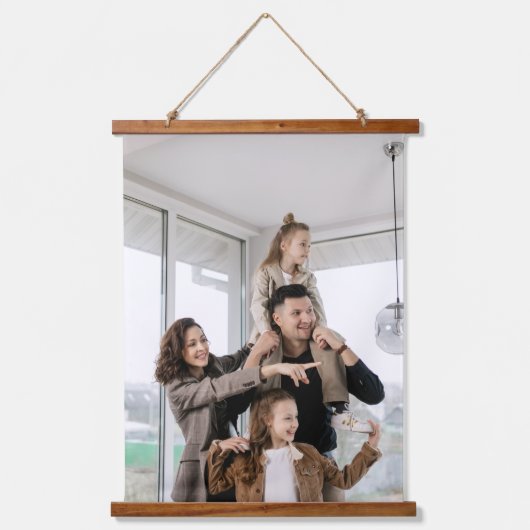 MODERN VOEG UW EIGEN FOTO DIY CUSTOM AFBEELDING TO HANGEND WANDKLEED (Voorkant)
