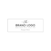 Modern Voeg uw merklogo-ontwerp toe