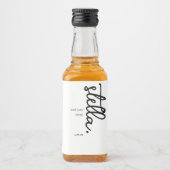 Modern Voeg uw merknaam Product Label toe Likeurfles Etiket (Voorkant)