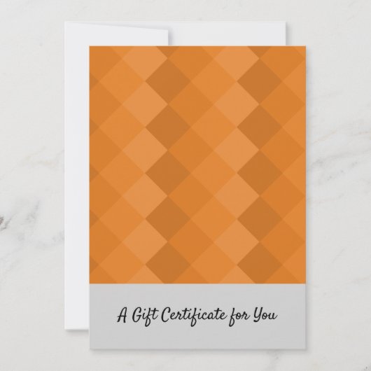 Modern voor elke gelegenheid cadeaubon (Voorkant)