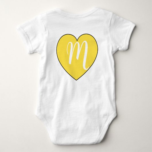 Modern voor- en achterontwerp - Gepersonaliseerd a Romper (Achterkant)