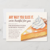 Modern Vriendschapsdiner Kaart (Voorkant)