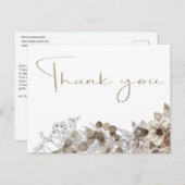 Modern Vrijgezellenfeest Hartelijk dank Briefkaart (Voorkant / Achterkant)