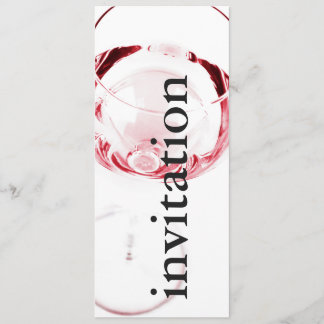 modern vrijgezellenfeest voor rood wijnglas - wijn kaart