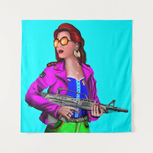 Modern Warrior Wandkleed (Voorkant)