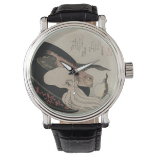 Modern Watch met  Japans KunstAfbeelding Horloge