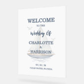 Modern Watercolor Coastal Seascape Wedding (Angle)