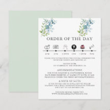 Modern Watercolor Eucalyptus Greenery Wedding