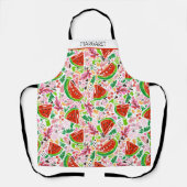 Modern Watermelon Floral Schort (Voorkant)