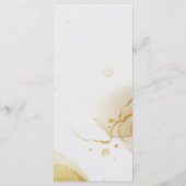 Modern Waterverf Gold-programma Programma (Achterkant)