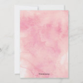 Modern Waterverf Keuken Bruids Douche Uitnodiging (Achterkant)