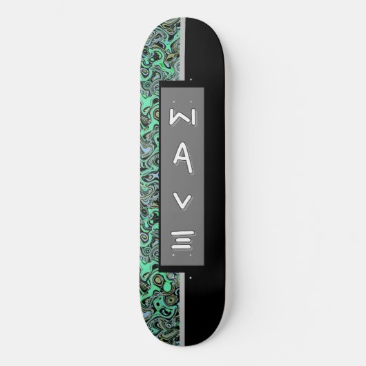 Modern Wave Custom Skateboard (Voorkant)