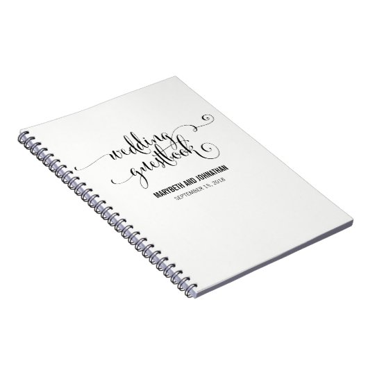 Modern We Do Script Mariage livre d'hôtes (Côté Droit)