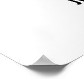 Modern We Do Script Mariage Welcome Poster Signe (Coin)