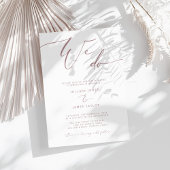 Modern we doen roos goudkalligrafie kaart