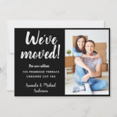 Modern we hebben nieuwe adresfoto gewijzigd aankondiging (Voorkant)