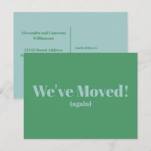 Modern We hebben nieuwe thuisbeweging gemaakt   Gr Briefkaart