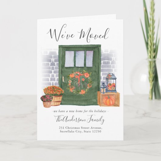 Modern we hebben Pumpkin-deur-vakantiebeweging ver Aankondiging (Voorkant)