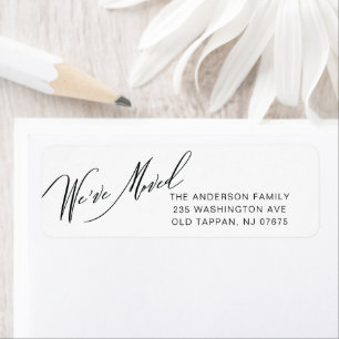 Modern we hebben Return Address Label verplaatst
