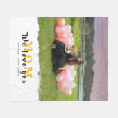 Modern We houden van je moeder Foto Collage moeder Fleece Deken (Voorkant (Horizontaal))