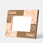 Modern Wedding Anniversary Unique love Keepsake  Gegraveerde Lijstjes (Links)