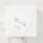 Modern Wedding Favor Label (In situ)