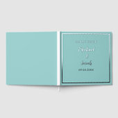 Modern Wedding Guest Book, Minimalist Custom (Complet)
