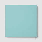 Modern Wedding Guest Book, Minimalist Custom (Verso)