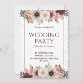 Modern Wedding Invitation Elegant Minimal Layout (Dos)