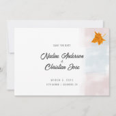 Modern Wedding Invitation Suite Save The Date (Voorkant)